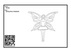 Thumbnail for Spring Fairy (Detailed) coloring page