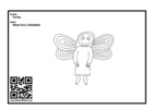 Thumbnail for Wood Fairy (Detailed) coloring page