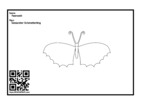 Thumbnail for Gezackter Schmetterling coloring page