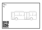 Thumbnail for Bus coloring page
