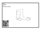 Thumbnail for Semi-Truck Cab-Over coloring page