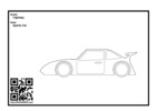 Thumbnail for Sports Car coloring page
