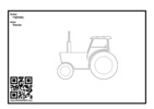 Thumbnail for Tractor coloring page