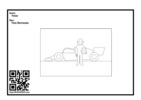 Thumbnail for Foto Rennauto coloring page