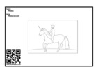 Thumbnail for Photo Unicorn coloring page