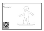 Thumbnail for Snowboarding Child coloring page